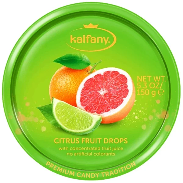 Kalfany Bonbons Citrus Fruit Drops 150g