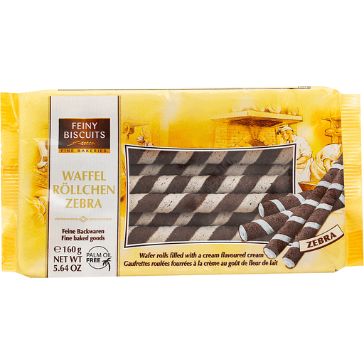 Biscuits roulés  Zebra 160g