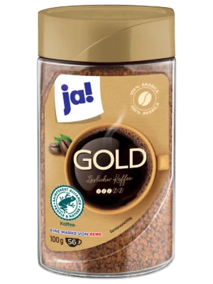 Café JA! Gold "Loslicher Kaffee" 100g