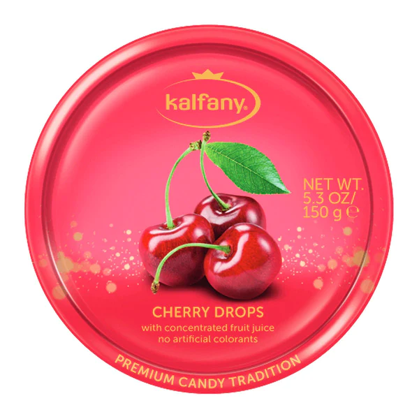 Kalfany Bonbon Cherry Drops 150g