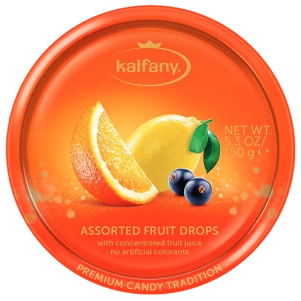 Kalfany Bonbon Assorted Fruit Drops 150g