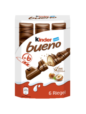 KINDER-BUENO-6-RIGEL.png Kinder Bueno 6ER choco 129g
