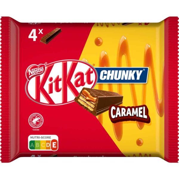 KitKat_Chunky_Caramel_4er_174g_front_96dpi.jpg Kitkat Caramel Multipack 174g