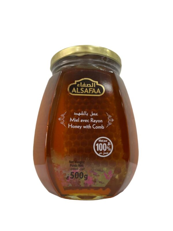 Miel Con Trozos De Panal Alsafaa 500g
