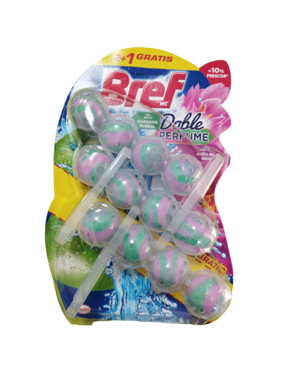 BREF WC Doble Perfume Pack 3x50g