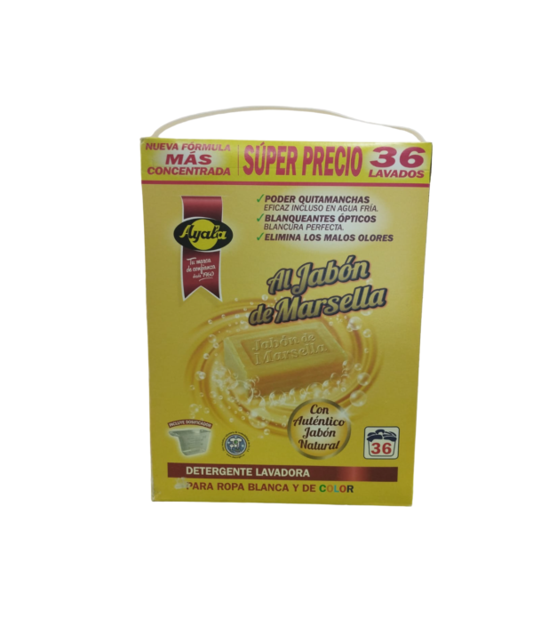 DETERGENT AYALA MARSELLA  MALETA 36 CAC-2,88KG