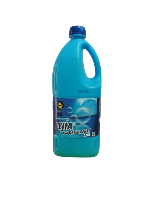 LEJIA  CON DETERGENTE  AZUL 2L.