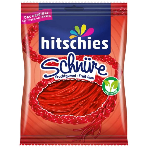 Hitschies Schnüre Erdbeere 125g