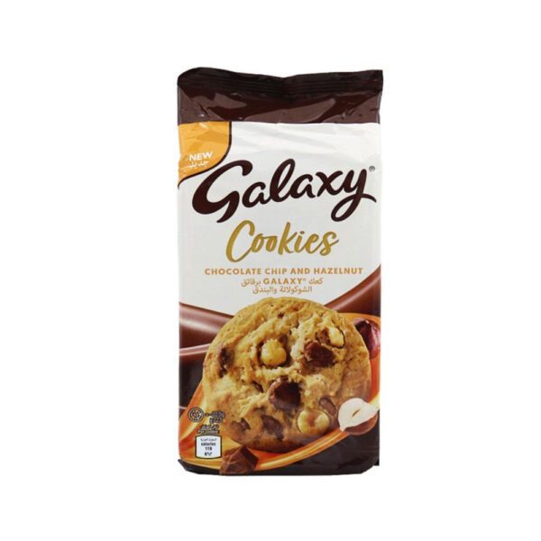 Galaxy Chocolate chip & haselnut cookies 180g