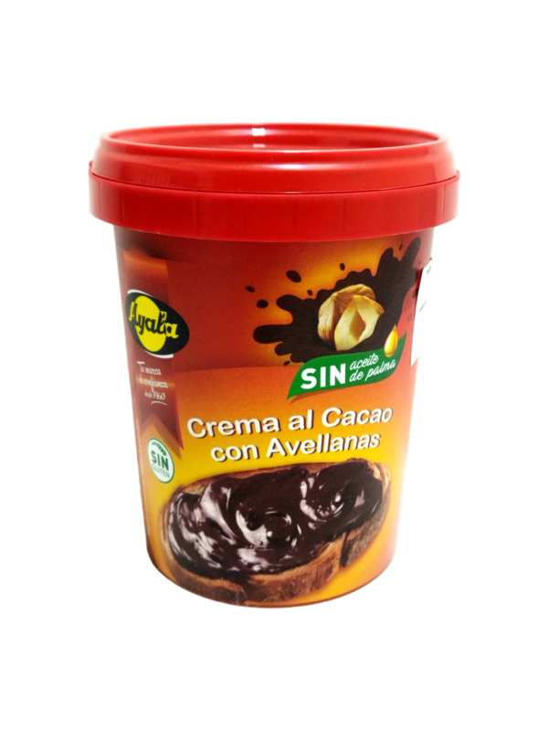 Crema al Cacao Avellanas ayala 500g Rojo