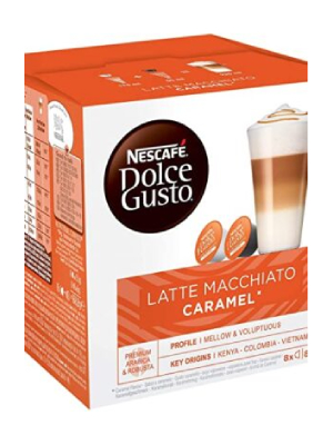 Nescafe Dolce Gusto Caramel Latte Macchiato 16 Capsules