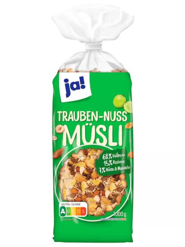 Muesli plein grain 1kg JA - Verte