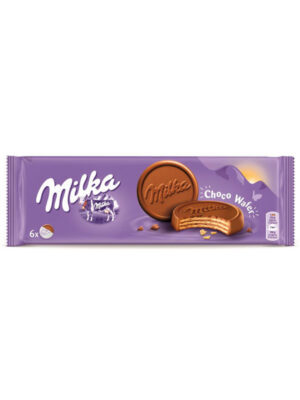 milka choco wafer choco leche 180g