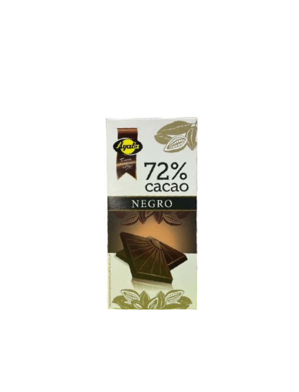 CHOCOLAT NEGRO 72% CACAO - AYALA