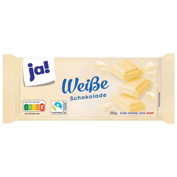 Chocolat blanc "Ja" Weibe 100gx43