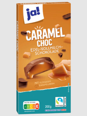 Ja! Edel-Vollmilch-Schokoloadde Caramel 200gx19