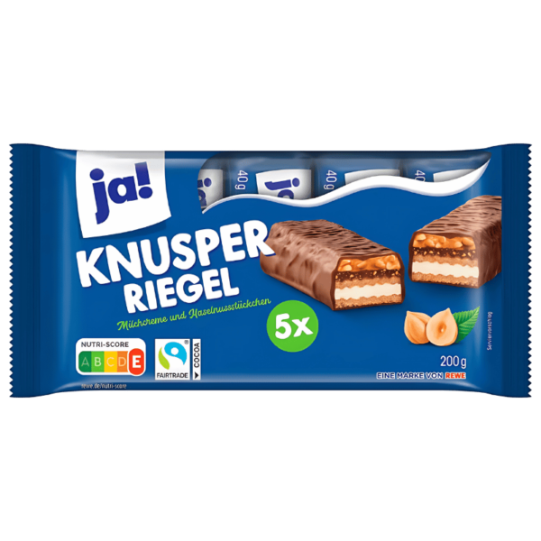 Ja! Knusper-Riegel 5er 200gx11