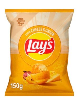 LAYS CHEESE ONION 150G