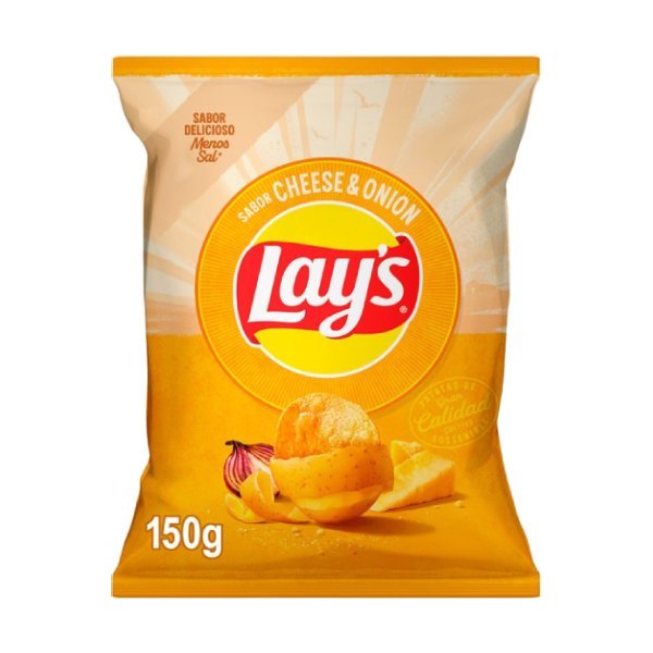 LAYS CHEESE ONION 150G
