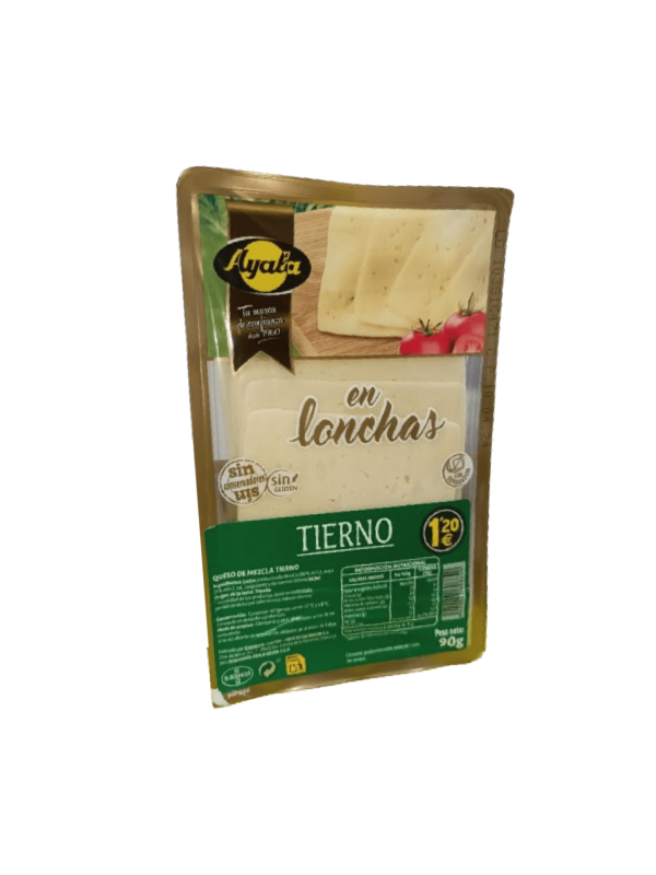 Queso en lonchas tierno - Ayala