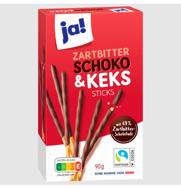ja! Schoko-Sticks DARK 90gx24