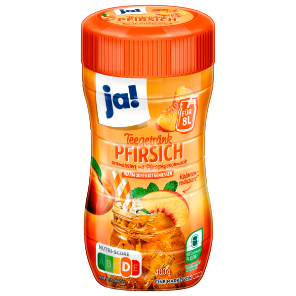 ja! Teegtrank Pfirsich - Peche 400gx6