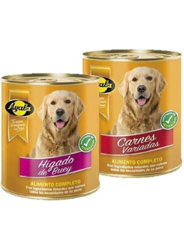 Ayala Perro Bocaditos Buey Verduras 415gx24