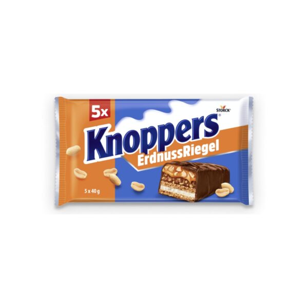 Knoppers Erdnuss Multipack 5er 200gx15