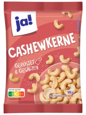 Noix de cajou grillées et salées 150g JAx30