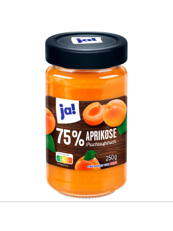 ja! Konfitüre 75% Aprikose 250gx10
