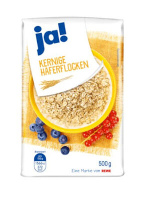 ja! kernige haferflocken 500gx10