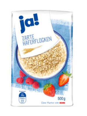 ja! zarte haferflocken 500gx10