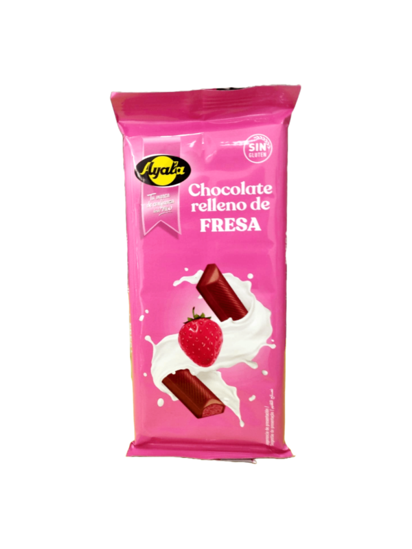 Ayala Chocolate Relleno FRESA 100gx20