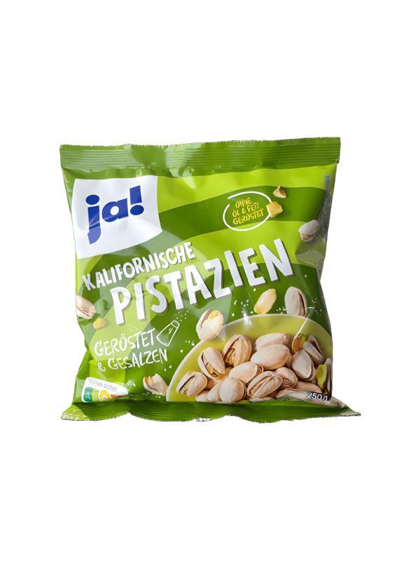 Pistaches de Californie Salées 250g JA Verte x22