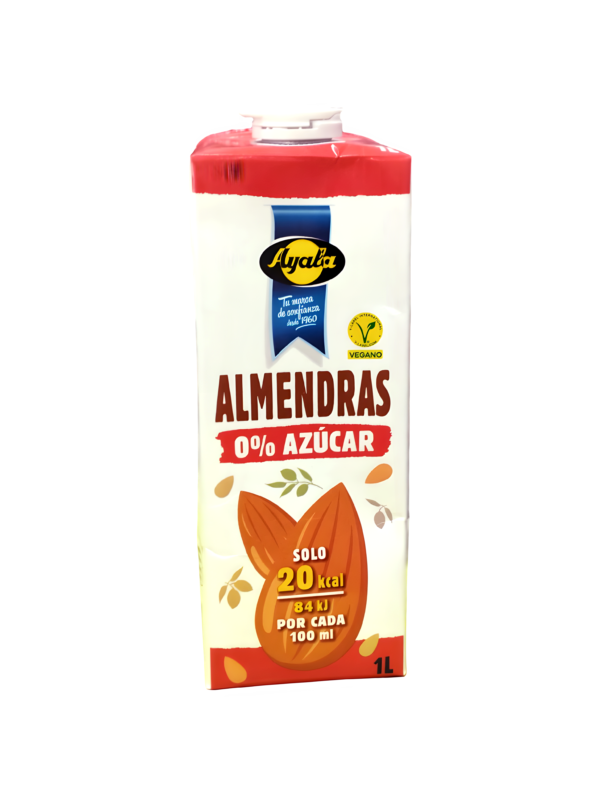 Ayala Almendra 0% Azucar Brik 1L x6