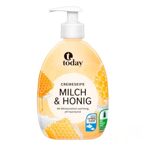 Today Cremeseife Milch & Honig 500ml x6
