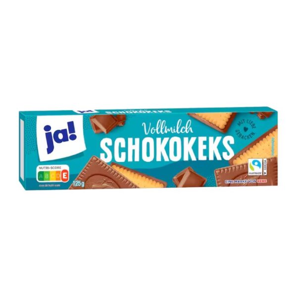 Ja! Vollmich schokokeks 125g x12