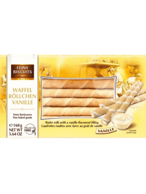 Biscuits roulés Vanille 160g x22