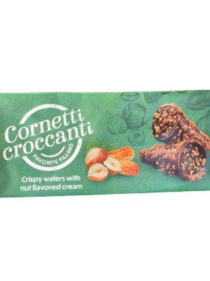 CORNETTI CROCCANTI AVELLANA 112G x24