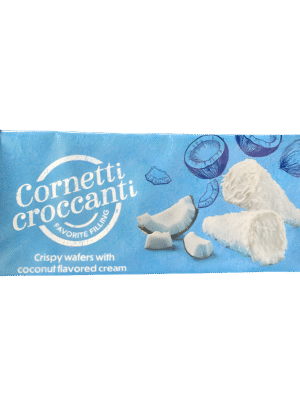 CORNETTI CROCCANTI COCO 112G x24