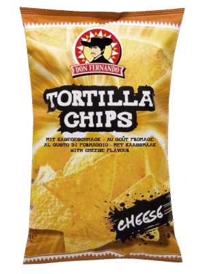 Chips de Tortillas au gout de fromage 200g x22