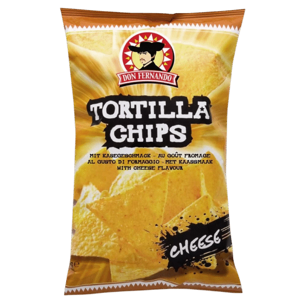 Chips de Tortillas au gout de fromage 200g x22