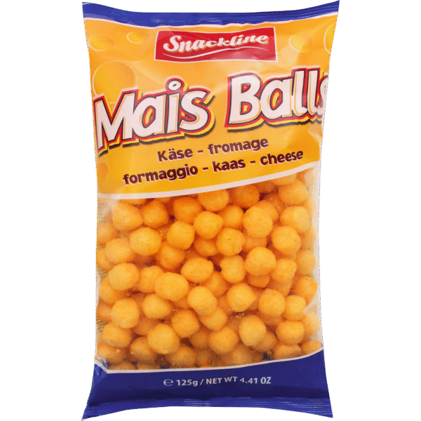Snack Mais Ball au goût de fromage salé 125g x20