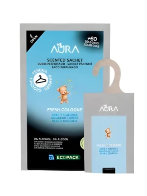 AURA AMBIENTADOR ARMARIO COLONIA  7 g x12