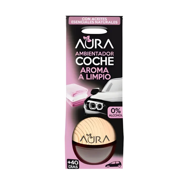 AURA Ambientador Coche Aroma a Limpio 5ml x15
