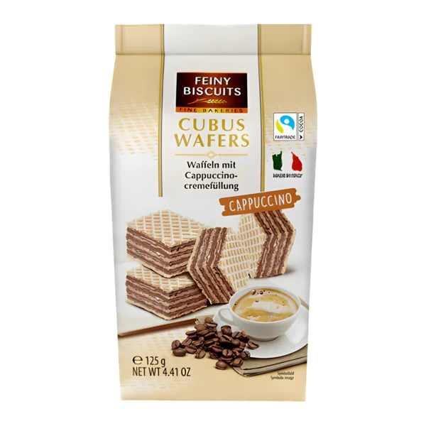 Cubus Wafers cappuccino 125g x12