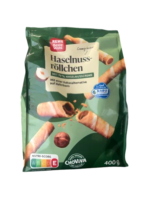 ja! Haselnussröllchen 400g x10